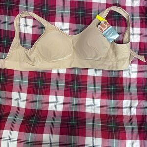 Women's Bali Seamless Nude Comfort Bra - Beige Size Medium
